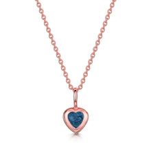 Load image into Gallery viewer, Little Heart Ashes Resin Pendant - Rose Gold
