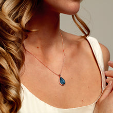 Load image into Gallery viewer, Teardrop Ashes Resin Pendant - Rose Gold
