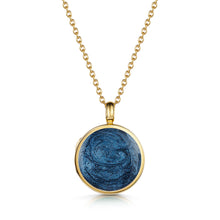 Load image into Gallery viewer, Round Ashes Resin Locket - Gold
