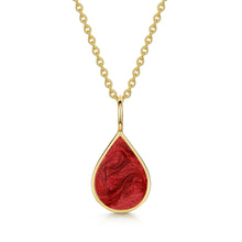 Load image into Gallery viewer, Teardrop Ashes Resin Pendant - Gold
