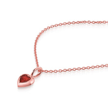 Load image into Gallery viewer, Little Heart Ashes Resin Pendant - Rose Gold
