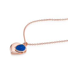 Load image into Gallery viewer, Heart Birthstone Personalised Locket – Rose Gold
