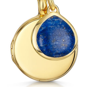 Lapis Gemstone - Gold