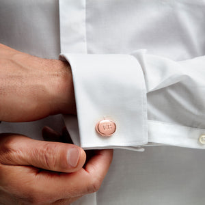 Locket Cufflinks - Rose Gold