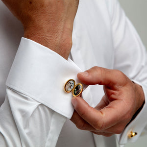 Locket Cufflinks - Gold