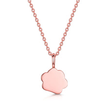 Load image into Gallery viewer, Paw Print Ashes Resin Pendant - Rose Gold
