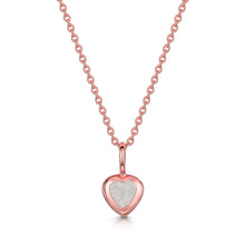 Load image into Gallery viewer, Little Heart Ashes Resin Pendant - Rose Gold
