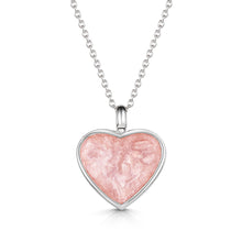 Load image into Gallery viewer, Heart Ashes Resin Necklace - Silver
