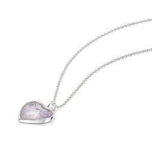 Load image into Gallery viewer, Heart Ashes Resin Necklace - Silver
