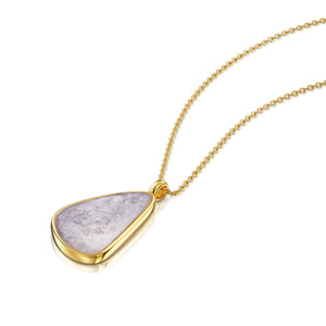 Pebble Ashes Necklace - Gold