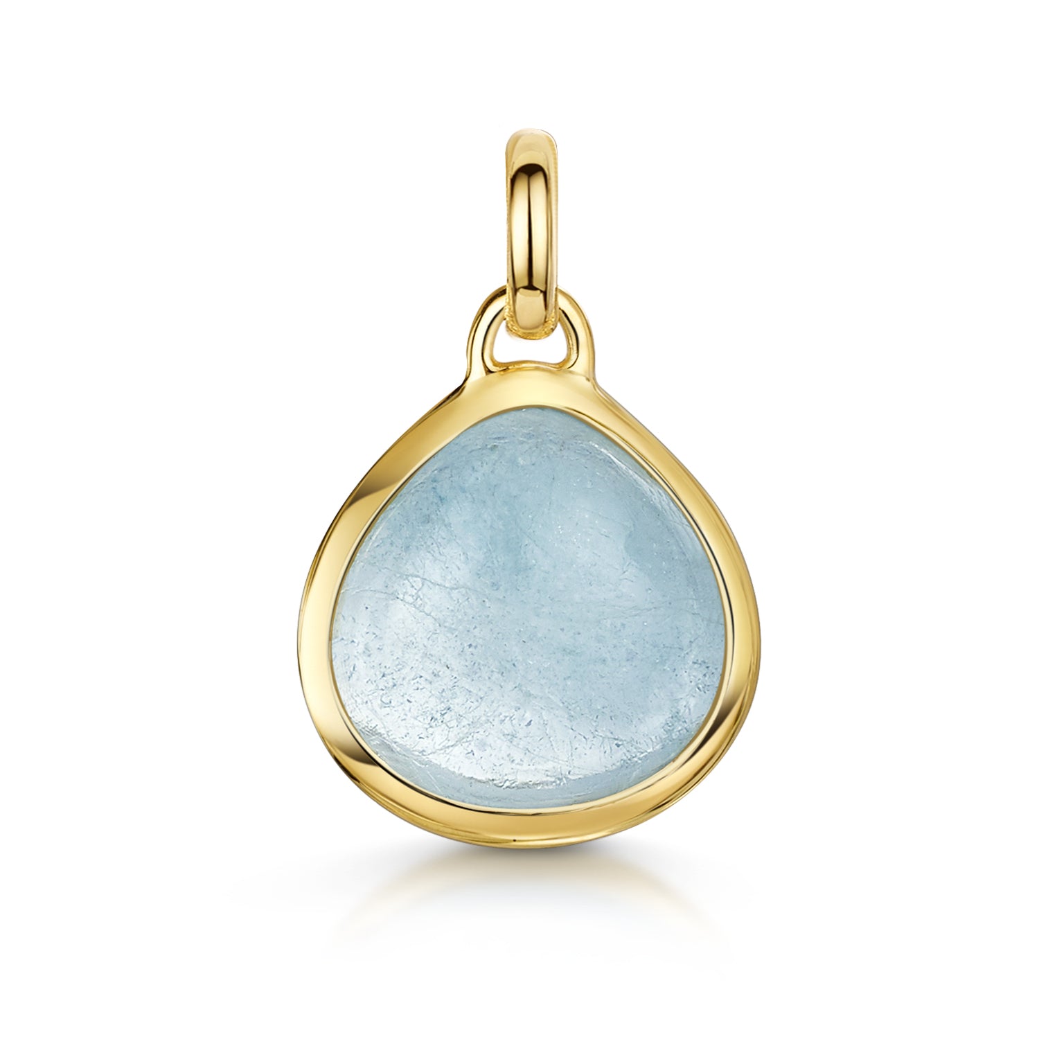 Aquamarine Gemstone - Gold