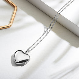 Little Silver Heart Locket